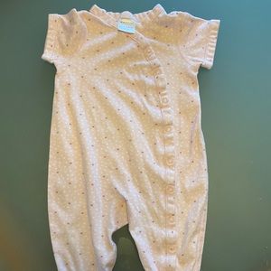 Hanna Anderson pink pima cotton snap pjs